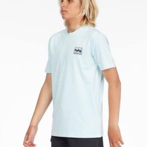 BRAND NEW boy billabong rashguard swim swimming shirt size L 14 & XL 16 UPF50